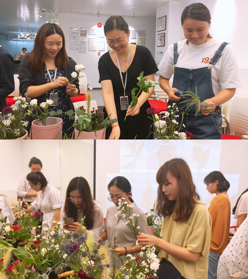 J&A杰恩设计花艺课堂现场