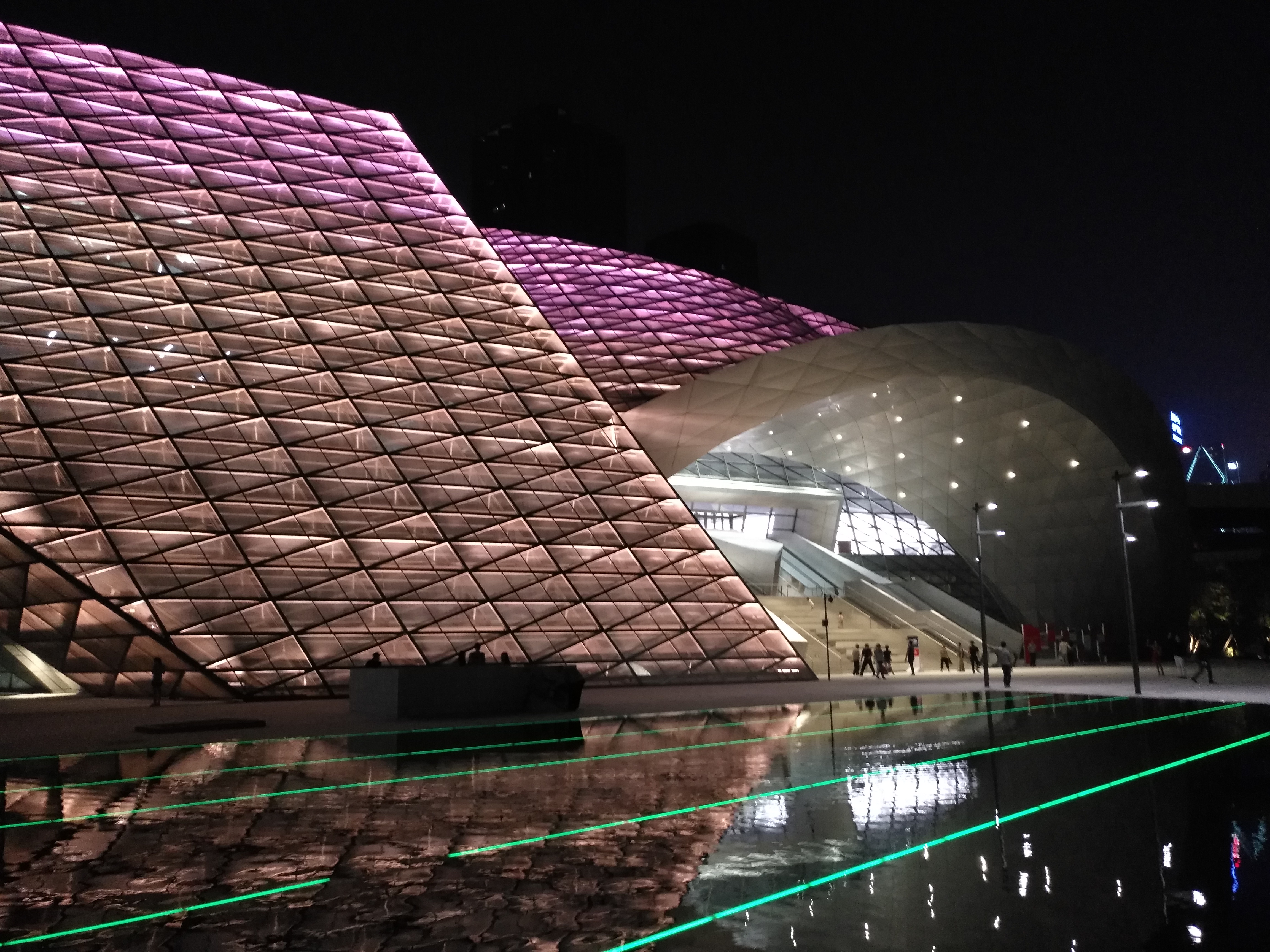 J&A杰恩设计公共建筑设计项目-深圳两馆建筑外观夜景